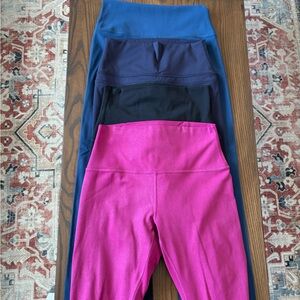 CRZ Yoga Colorful 4 pairs of Leggings Set